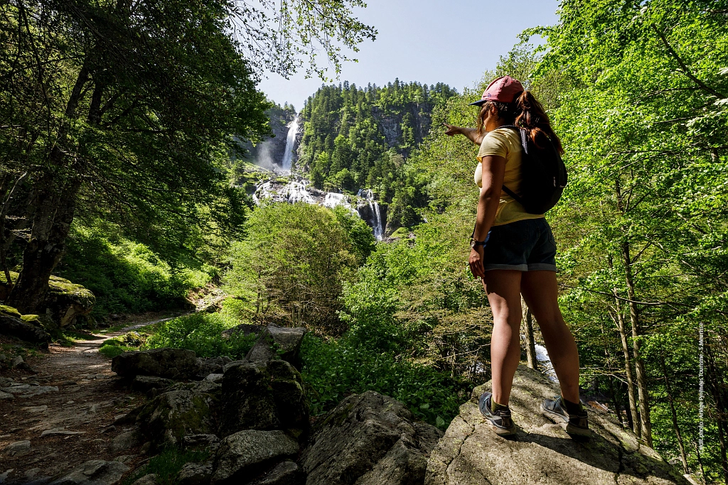 La cascade d'Ars Ariège Pyrénées